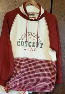 Star wear red/white sweatshirt